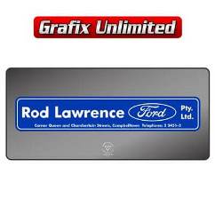 Dealership Decal, Rod Lawrence Ford